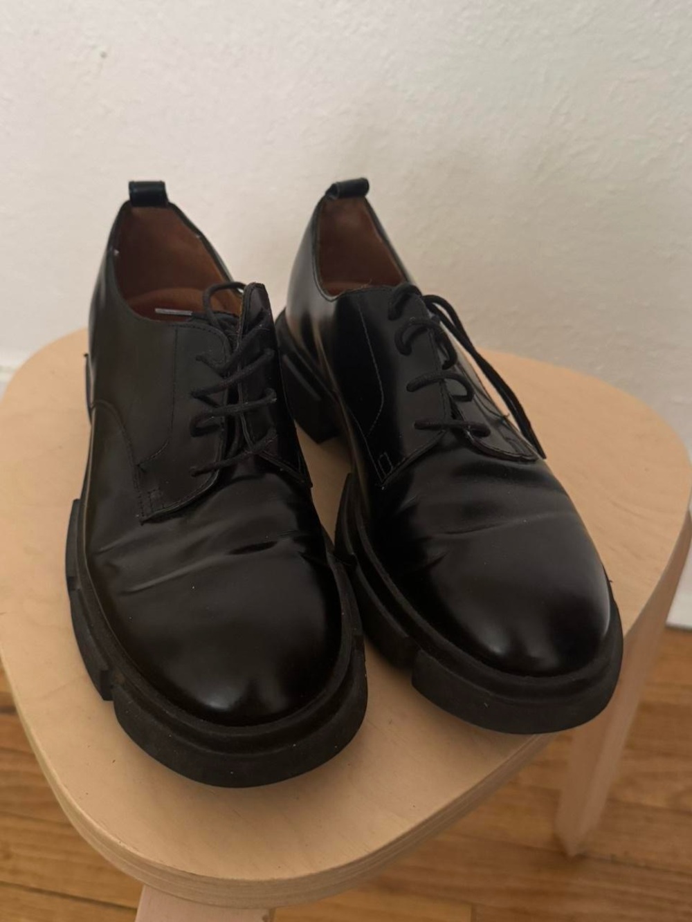 & Other Stories Black Lace Up Loafers